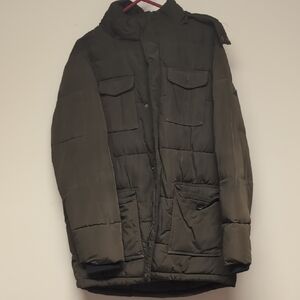 Calvin Klein Men's Olive Puffer Jacket